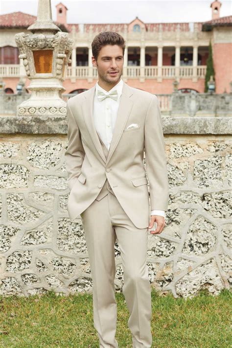 men's tan wedding suits.